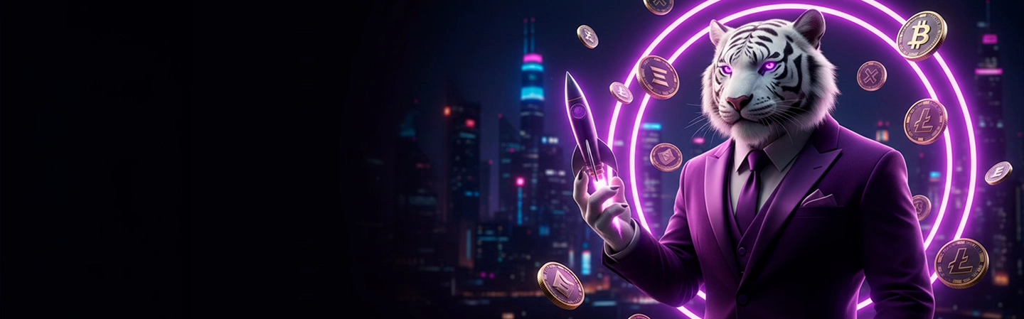 CryptoWild | Promotional banner with top casino games